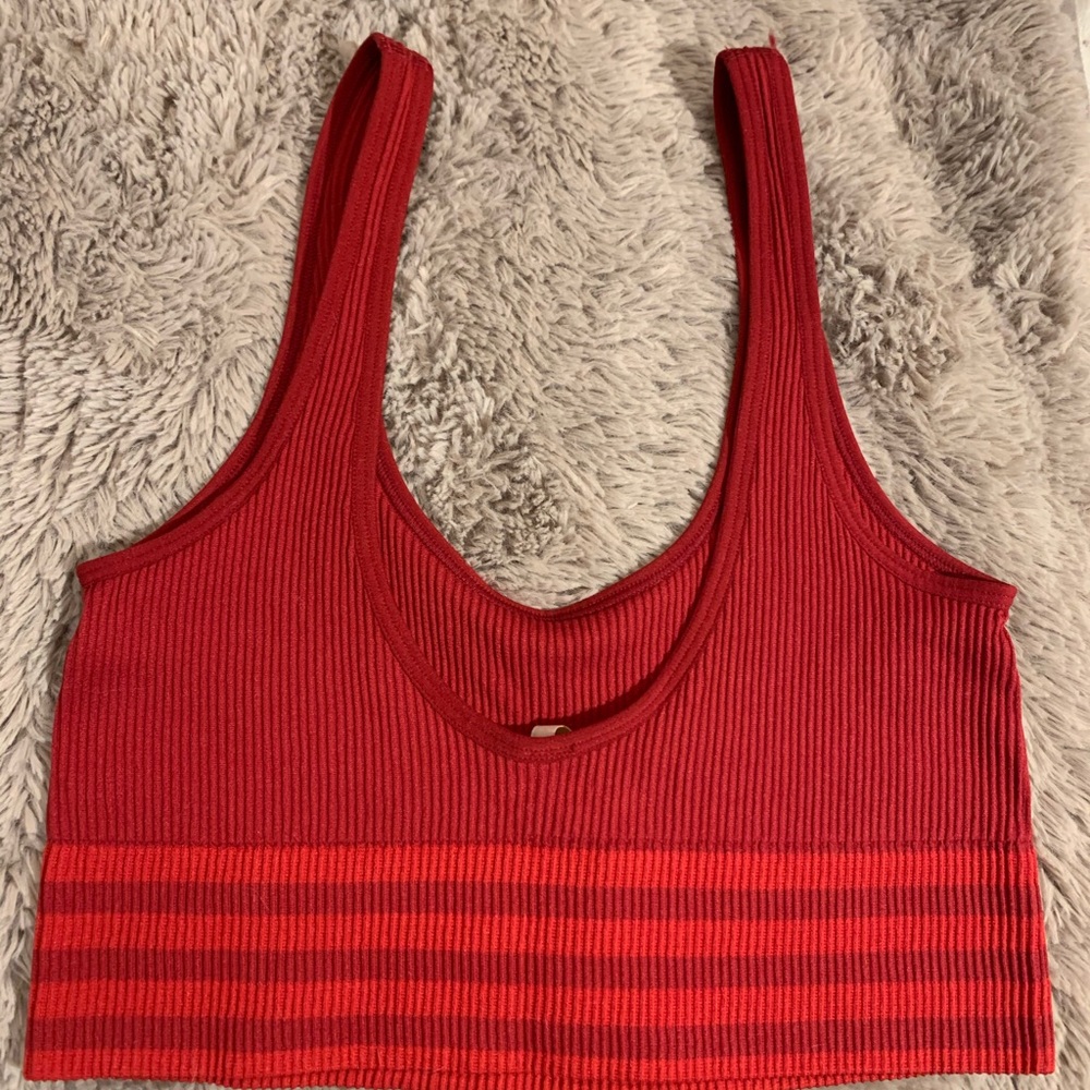 Red bra tank top from gap